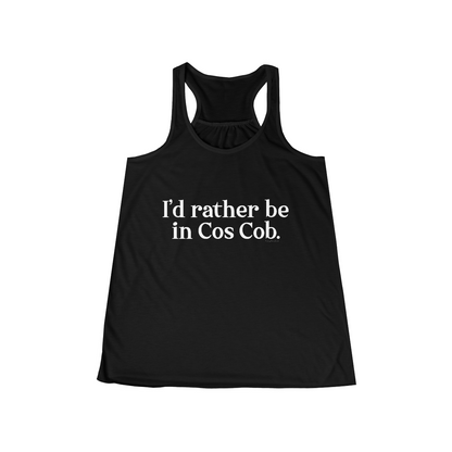 I'd rather be in cos cob womens tank top shirt 

I'd rather be in Cos Cob // Cos Cob Greenwich CT womens flowy tank top shirts  // finding connecticut