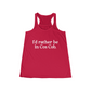 I'd rather be in cos cob tank top shirt 

I'd rather be in Cos Cob // Cos Cob Greenwich CT womens flowy tank top shirts  // finding connecticut