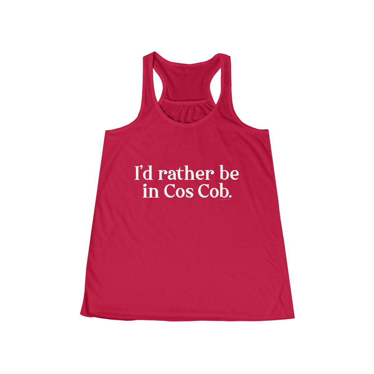 I'd rather be in cos cob tank top shirt 

I'd rather be in Cos Cob // Cos Cob Greenwich CT womens flowy tank top shirts  // finding connecticut