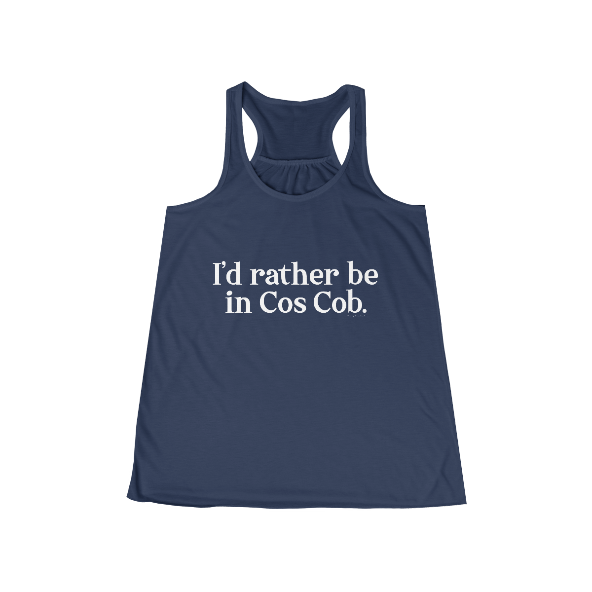 I'd rather be in cos cob tank top shirt 

I'd rather be in Cos Cob // Cos Cob Greenwich CT womens flowy tank top shirts  // finding connecticut