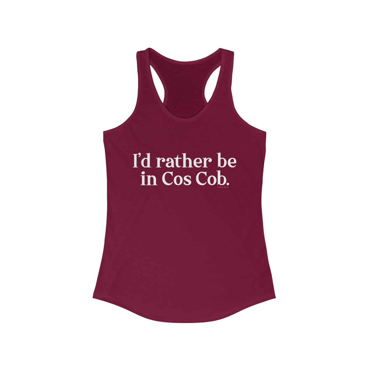 I'd rather be in cos cob womens tank top shirt 

I'd rather be in Cos Cob // Cos Cob Greenwich CT womens tank top shirts  // finding connecticut 