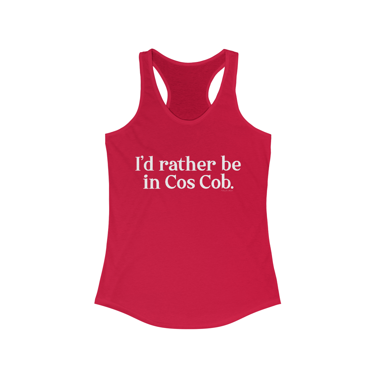 I'd rather be in Cos Cob // Cos Cob Greenwich CT womens tank top shirts  // finding connecticut 