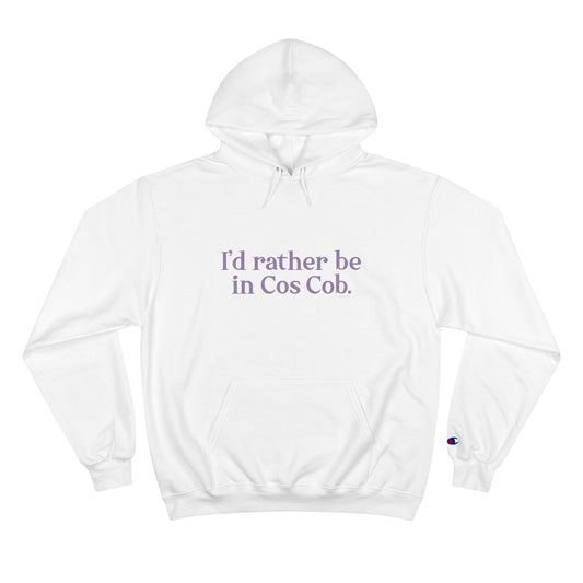 greenwich ct / connecticut hooded sweatshirt hoodie 

I'd rather be in Cos Cob // Cos Cob Greenwich Connecticut Champion Hoodie sweatshirt  // finding connecticut 
