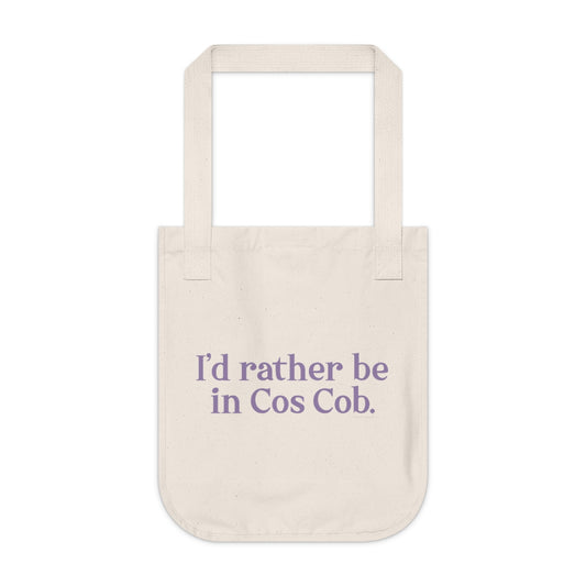 greenwich ct / connecticut tote bag

I'd rather be in Cos Cob // Cos Cob Greenwich Connecticut  organic tote bag   // finding connecticut 
