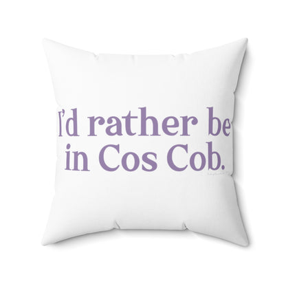 greenwich pillow 

I'd rather be in Cos Cob // Cos Cob Greenwich Connecticut pillow // finding connecticut 