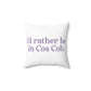 I'd rather be in Cos Cob // Cos Cob Greenwich Connecticut pillow // finding connecticut 