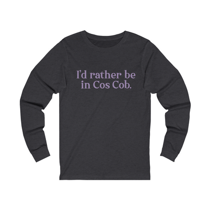 greenwich ct / connecticut unisex long sleeve tee shirt

I'd rather be in Cos Cob // Cos Cob Greenwich Connecticut unisex long sleeve shirts  // finding connecticut 