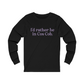 I'd rather be in Cos Cob // Cos Cob Greenwich Connecticut unisex long sleeve shirts  // finding connecticut 