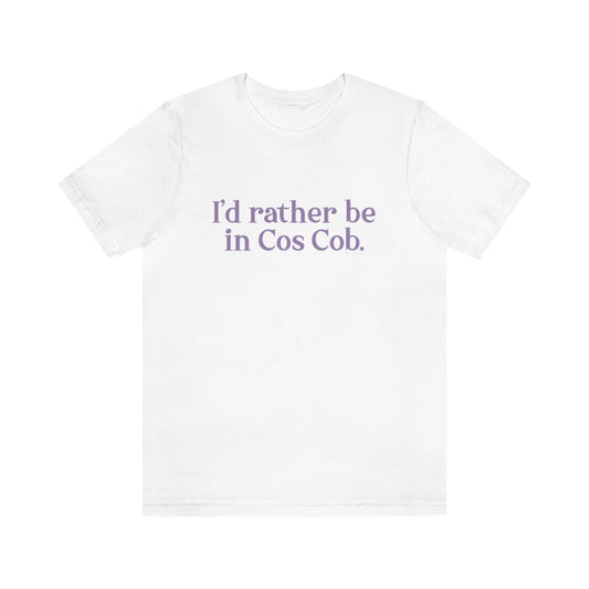 greenwich ct / connecticut unisex tee shirt 

I'd rather be in Cos Cob // Cos Cob Greenwich Connecticut unisex t shirts   // finding connecticut 