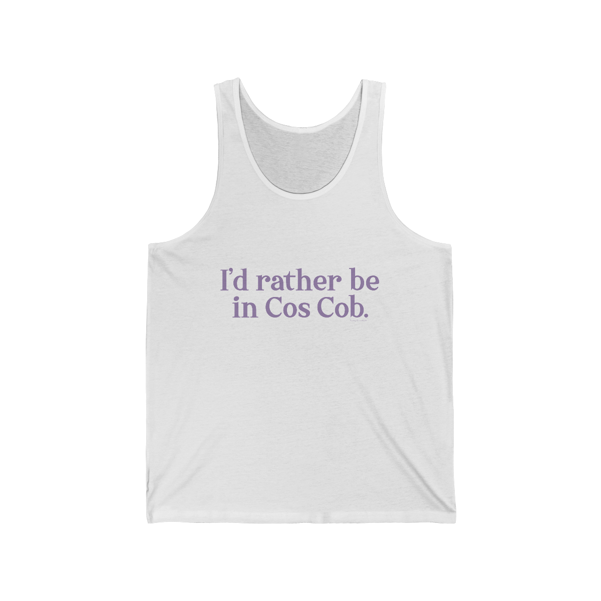 greenwich ct / connecticut unsiex tank top shirt 

I'd rather be in Cos Cob // Cos Cob Greenwich Connecticut unisex tank tops shirts  // finding connecticut 