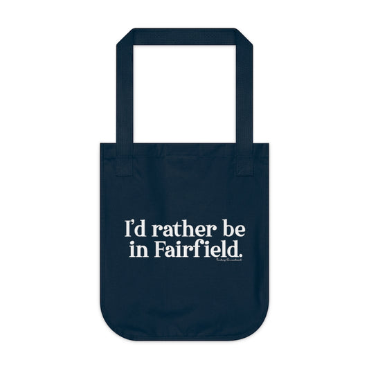 I'd rather be in Fairifeld tote bag // fairifeld connecticut gifts and merch // finding connecticut 