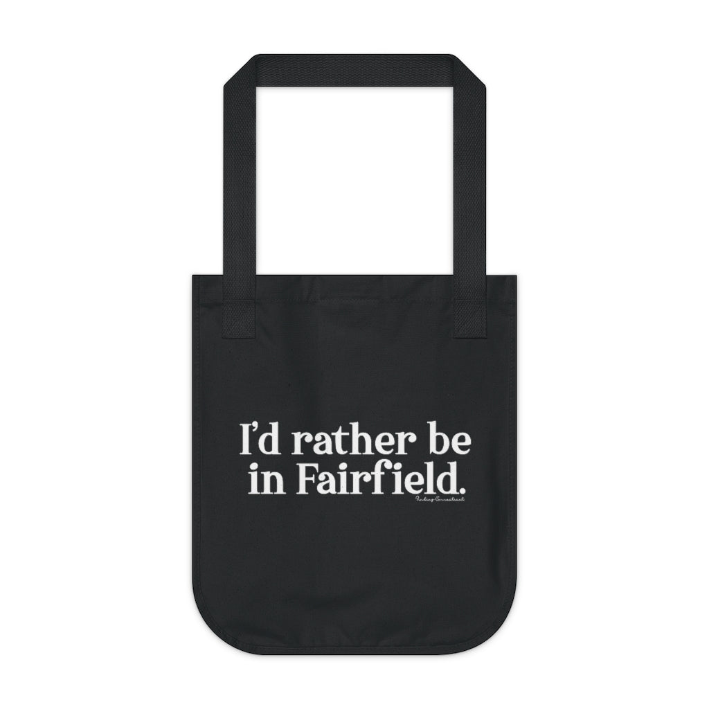 I'd rather be in Fairifeld tote bag // fairifeld connecticut gifts and merch // finding connecticut 