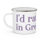I'd rather be in Greenwich // Greenwich Connecticut camping mugs // finding connecticut 