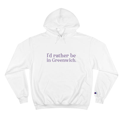 greenwich ct / connecticut hooded sweatshirt hoodie

I'd rather be in Greenwich // Greenwich Connecticut unisex champion hoodie sweatshirt // finding connecticut 