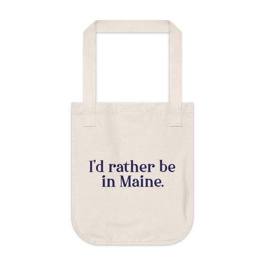I'd rather be in Maine tote bag // Maine gifts and merch // finding connecticut 