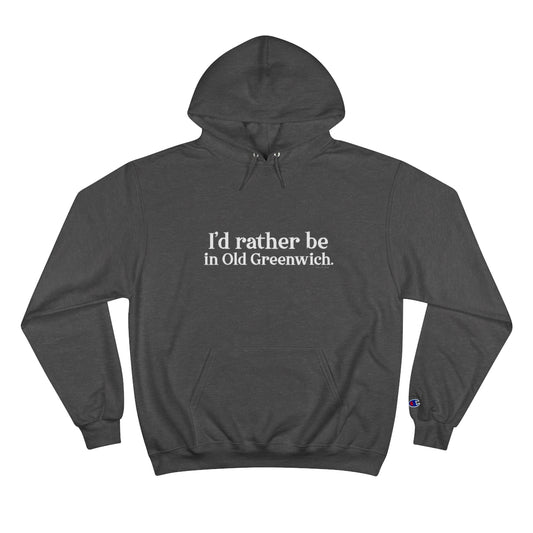 greenwich ct / connecticut hoodie 

I'd rather be in Old Greenwich // Old Greenwich Connecticut champion hoodie sweatshirt // Finding Connecticut 
