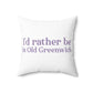 greenwich pillow 

I'd rather be in Old Greenwich // Old Greenwich Connecticut pillows / Finding Connecticut 