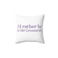 I'd rather be in Old Greenwich // Old Greenwich Connecticut pillows / Finding Connecticut 