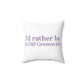 I'd rather be in Old Greenwich // Old Greenwich Connecticut pillows / Finding Connecticut 