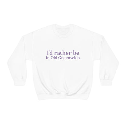 greenwich ct / connecticut uniesx shirt 

I'd rather be in Old Greenwich // Old Greenwich Connecticut unisex sweatshirts  / Finding Connecticut 