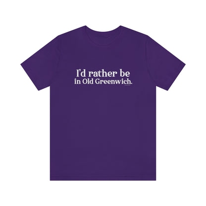 Greenwich ct / connecticut tee shirt
I'd rather be in Old Greenwich // Old Greenwich Connecticut unisex t shirt  / Finding Connecticut 