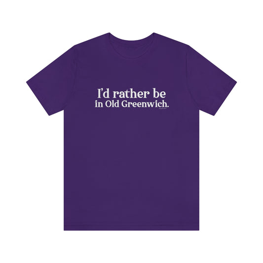 Greenwich ct / connecticut tee shirt
I'd rather be in Old Greenwich // Old Greenwich Connecticut unisex t shirt  / Finding Connecticut 