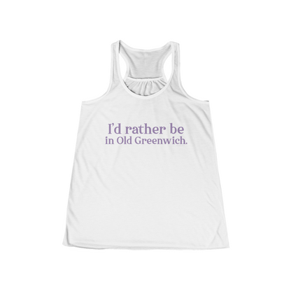 greenwich ct / connecticut womens tank top shirt 

I'd rather be in Old Greenwich // Old Greenwich Connecticut womens Flowy  tank top shirt / Finding Connecticut 
