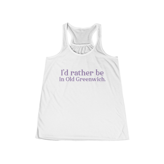 greenwich ct / connecticut womens tank top shirt 

I'd rather be in Old Greenwich // Old Greenwich Connecticut womens Flowy  tank top shirt / Finding Connecticut 