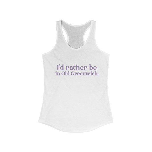 greenwich ct / connecticut womens tank top shirt

I'd rather be in Old Greenwich // Old Greenwich Connecticut womens tank top shirt / Finding Connecticut 