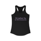 greenwich ct / connecticut womens tank top shirt

I'd rather be in Old Greenwich // Old Greenwich Connecticut womens tank top shirt / Finding Connecticut 