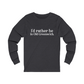 greenwich ct / connecticut long sleeve tee shirt 
I'd rather be in Old Greenwich // Old Greenwich ct unisex long sleeve shirts / Finding Connecticut 