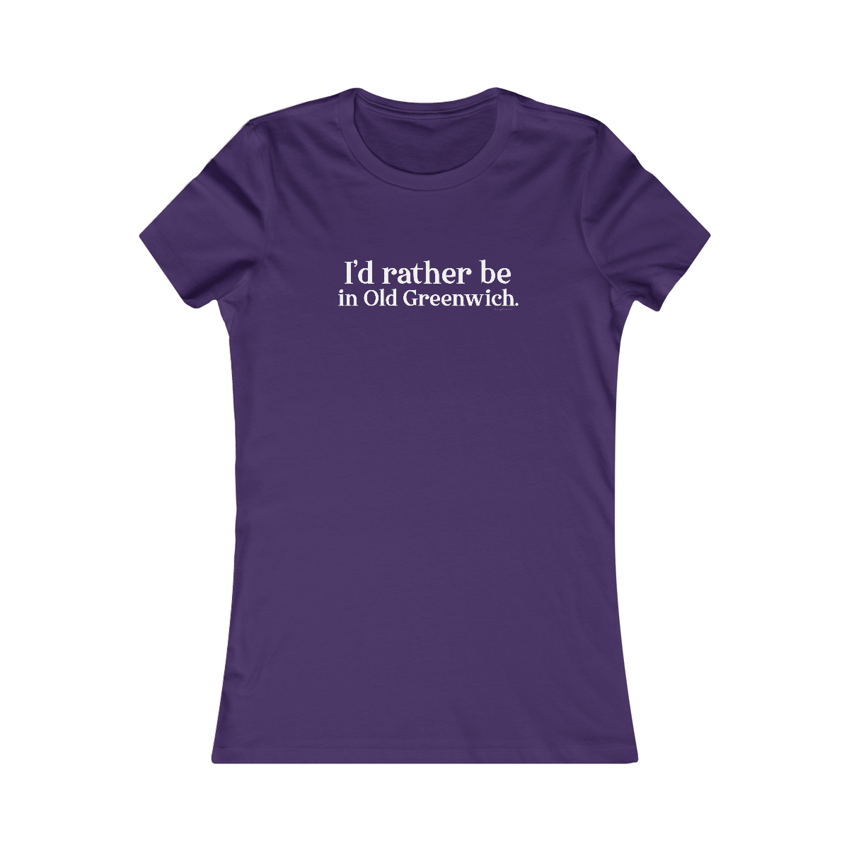 I'd rather be in Old Greenwich // Old Greenwich ct women's t shirts  / Finding Connecticut  6