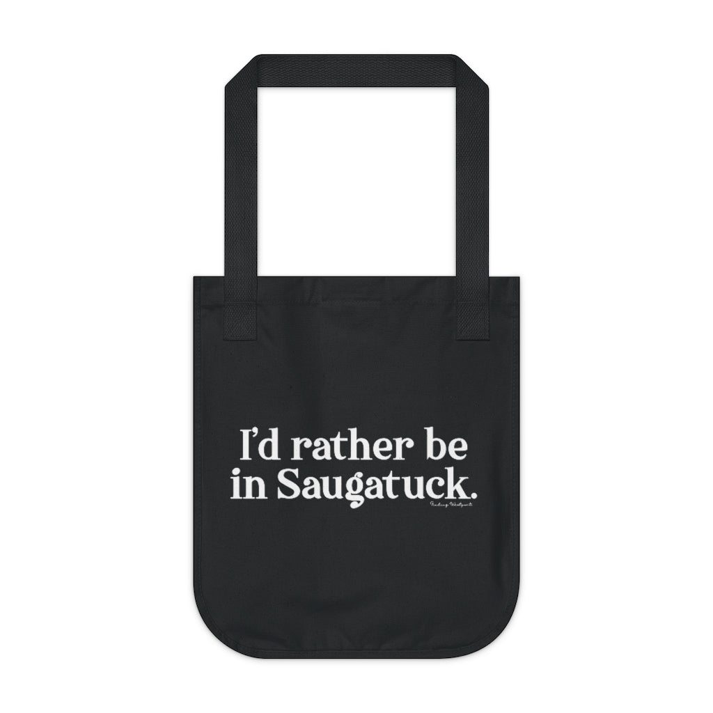 I'd rather be in Saugatuck tote bag // saugatuck connecticut gift and merch // finding connecticut 