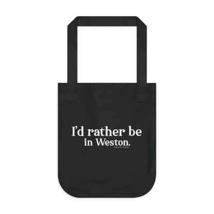 I'd rather be in Weston tote bag // Weston Connecticut gifts and merch // finding connecticut 