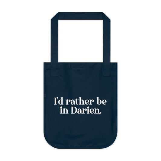 I'd rather be in darien tote bag // darien connecticut gifts and merch // finding connecticut 