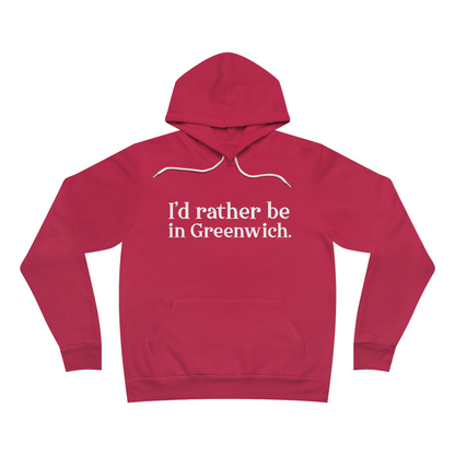I'd rather be in greenwich hooded sweathshirt hoodie 

I'd rather be in greenwich // greenwich unisex hoodie sweatshirts  // finding connecticut 