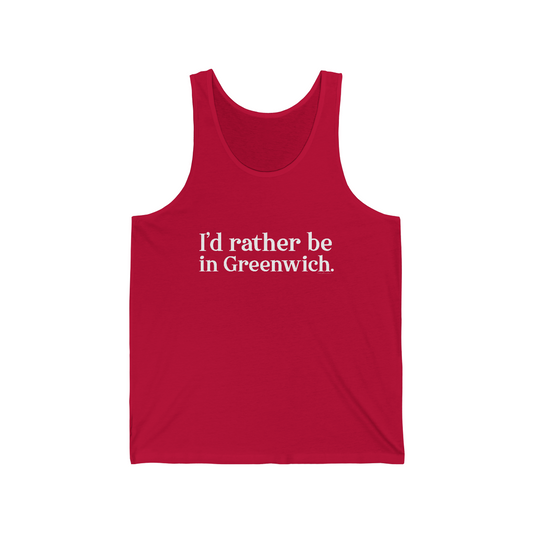 greenwich ct / connecticut unisex tank top

I'd rather be in greenwich // greenwich unisex tank top shirts // finding connecticut  