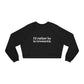 greenwich ct / connecticut womens sweatshirt

I'd rather be in greenwich // greenwich woman's cropped sweatshirts   // finding connecticut 