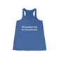 greenwich ct / connecticut womens tank top shirt 

I'd rather be in greenwich // greenwich woman's flowy tank tops // finding connecticut 