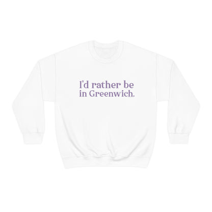 greenwich ct / connecticut unisex sweatshirt 

I'd rather be in greenwich mouse pad // greenwich connecticut unisex sweatshirts   // finding connecticut 