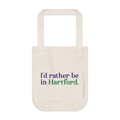I’d rather be in Hartford Organic Canvas Tote Bag  Proceeds of this collection go to help build Finding Connecticut’s website and brand. • Free USA shipping.   Click here to go to our home page 

I'd rather be in hartford // hartfod connecticut tote bag // finding connecticut