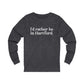 I’d rather be in Hartford Unisex Jersey Long Sleeve Tee   Proceeds of this collection go to help build Finding Connecticut’s website and brand. • Free USA shipping.   Click here to go to our home page 

I'd rather be in hartford // hartford ct long sleeve t  shirt // finding connecticut
