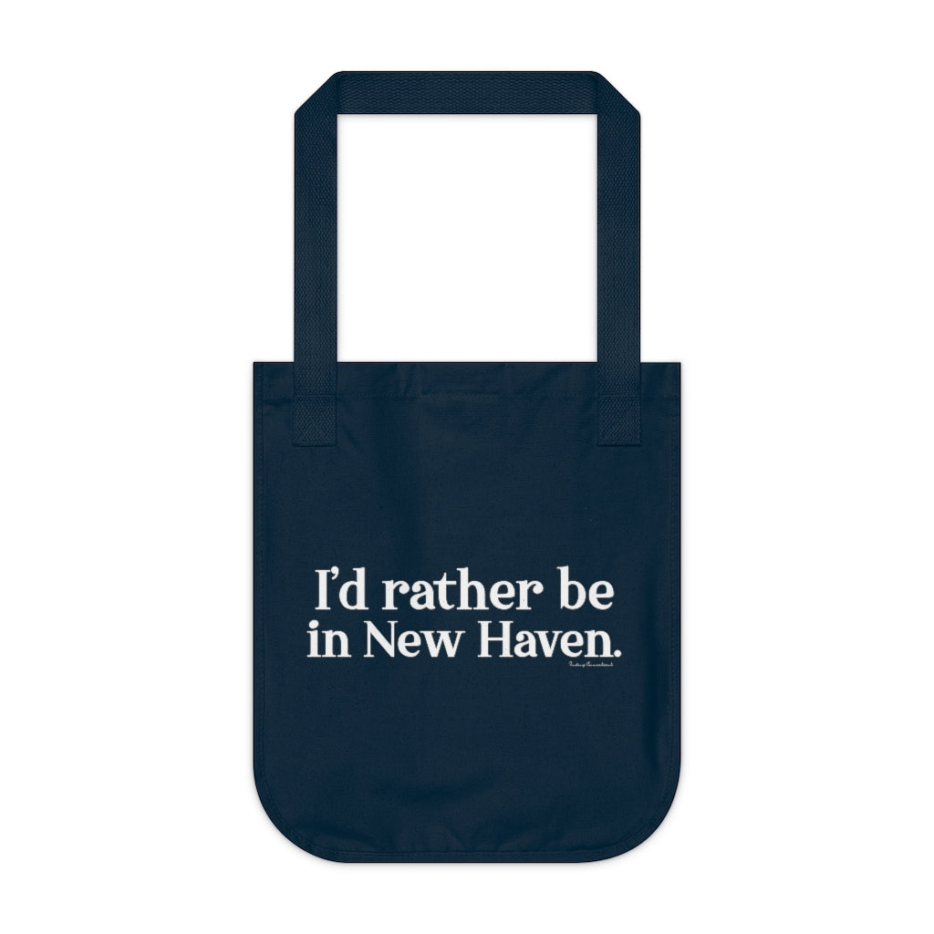 I'd rather be in new haven tote bag // new haven connecticut gifts and merch // finding connecticut 