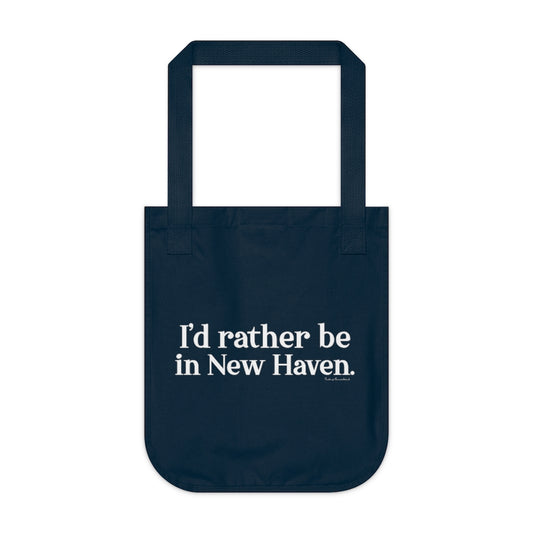 I'd rather be in new haven tote bag // new haven connecticut gifts and merch // finding connecticut 