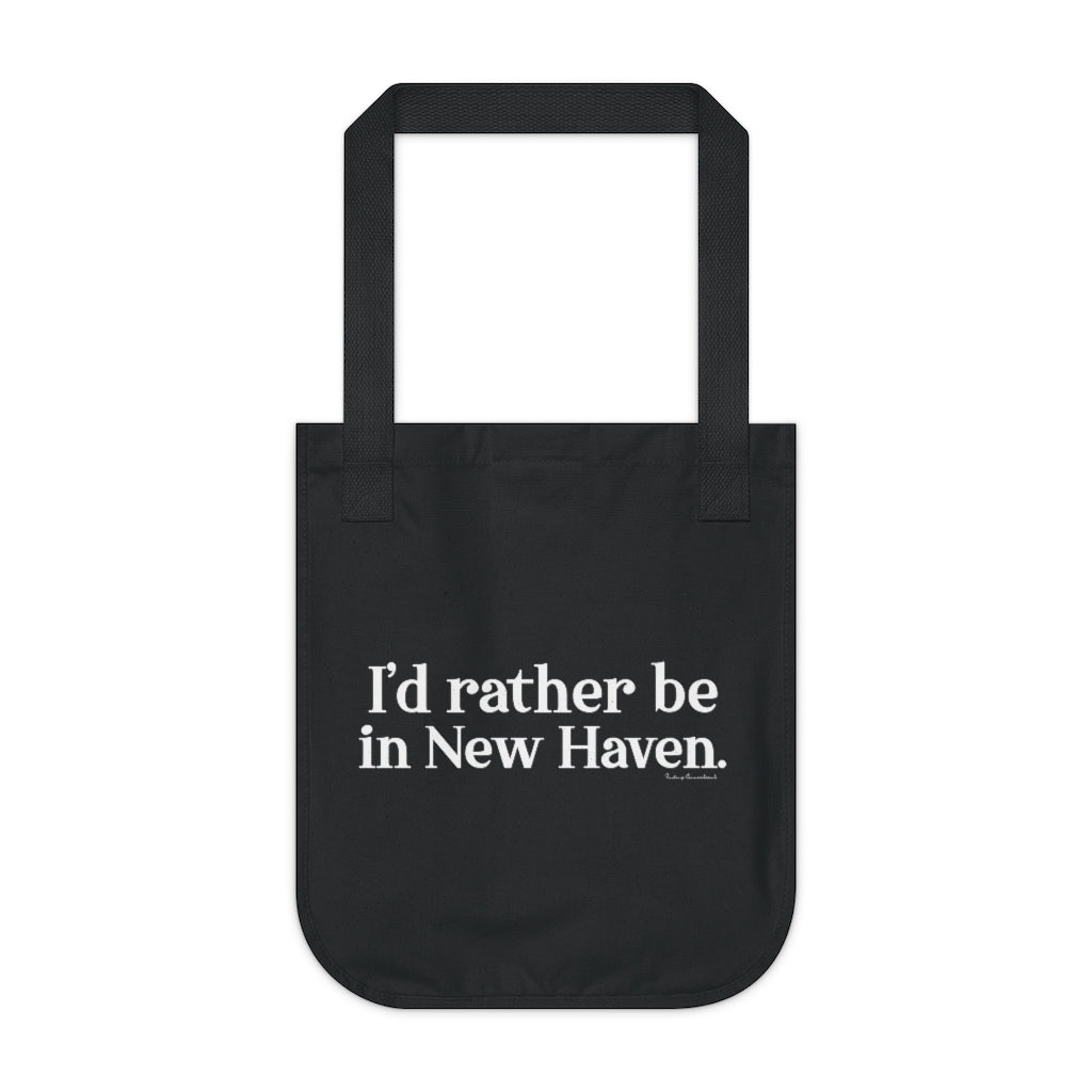 I'd rather be in new haven tote bag // new haven connecticut gifts and merch // finding connecticut 