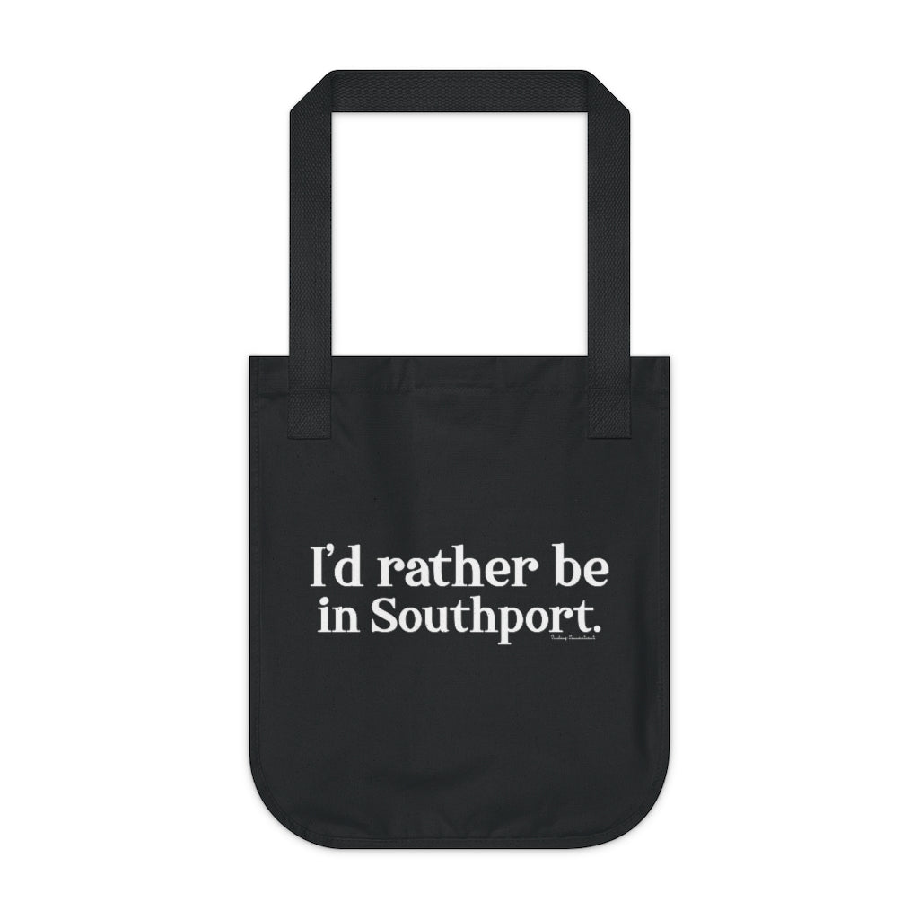 I'd rather be in southport tote bag // southport connecticut gifts and merch // finding connecticut 