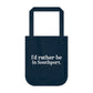 I'd rather be in southport tote bag // southport connecticut gifts and merch // finding connecticut 