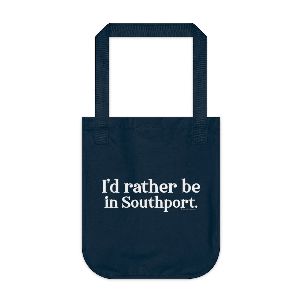I'd rather be in southport tote bag // southport connecticut gifts and merch // finding connecticut 