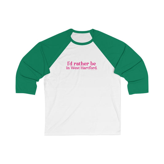 I’d rather be in West Hartford baseball tee shirts.  West Hartford Connecticut tee shirts, hoodies sweatshirts, mugs, and other apparel, home gifts, and souvenirs. Proceeds of this collection go to help Finding Connecticut’s brand. Free USA shipping. 

I'd rather be in west hartfod // west hartford connecticut shirt // finding conneticut