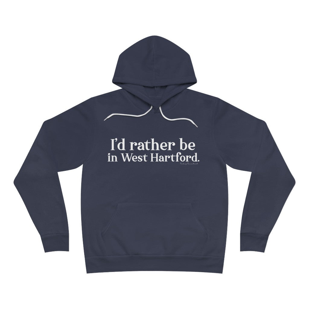 West hartford Connecticut hoodie. I’d rather be in West Hartford hoodie.   West Hartford Connecticut tee shirts, hoodies sweatshirts, mugs, and other apparel, home gifts, and souvenirs. Proceeds of this collection go to help Finding Connecticut’s brand. Free USA shipping. 

I'd rather be in west hartford // west hartford CT hoodie sweatshirt /// finding connecticut